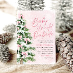 Pink Bow Baby Het is koud buiten Baby shower Kaart<br><div class="desc">Voeg een gezellige en feestelijke touch toe aan uw baby shower met onze Pink Bow Christmas Baby It's Cold Outside Baby shower Invitation! Met een delicate roze strik en een ontwerp met een winterthema, is deze uitnodiging perfect voor het vieren van uw komende bundel van vreugde tijdens de feestdagen. De...</div>