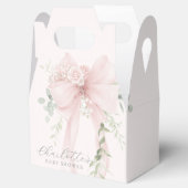 Pink Bow Baby in bloom Baby Shower Bedankdoosjes (Geopend)