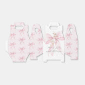 Pink Bow Baby in Bloom bloemendank u Bedankdoosjes (Uitgevouwen)