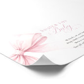 Pink Bow Books for Baby - Digital Download Card Poster (Hoek)