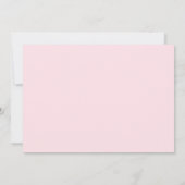 Pink Bow Boutique Baby shower Foto Kaart (Achterkant)