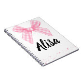 Pink Bow Bridesmaid Journal Notitieboek (Rechterzijde)