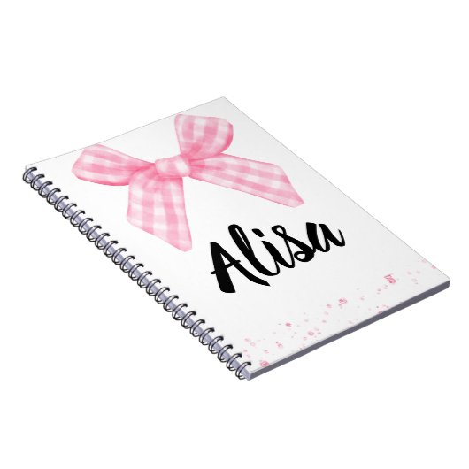 Pink Bow Bridesmaid Journal Notitieboek (Rechterzijde)