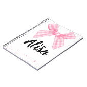 Pink Bow Bridesmaid Journal Notitieboek (Linkerzijde)