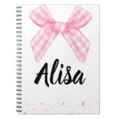 Pink Bow Bridesmaid Journal Notitieboek (Voorkant)