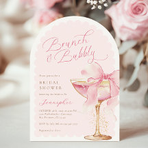 Pink Bow Brunch Bubbly Arch Vrijgezellenfeest