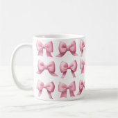 Pink Bow Coffee/Tea Mug Koffiemok (Links)