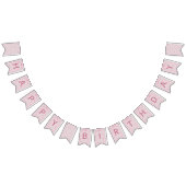 Pink Bow Coquette Birthday  Vlaggetjes (Alle)