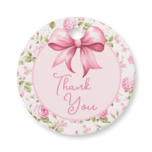 Pink Bow Coquette Dank u