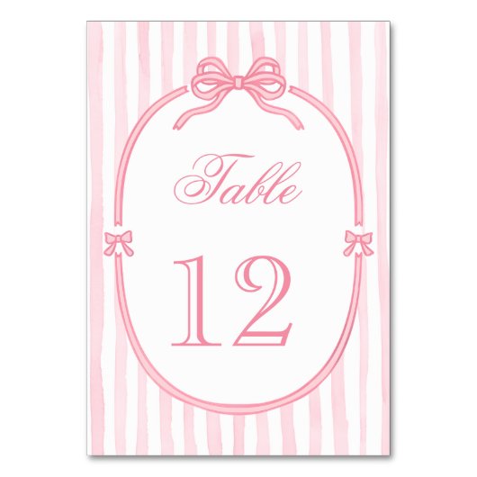 Pink Bow Coquette Kaart (Achterkant)