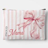 Pink Bow Coquette Proud Mama Etui (Voorkant)
