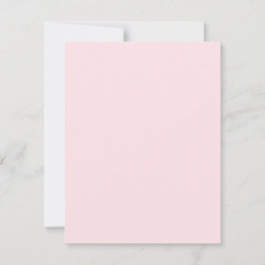 Pink Bow Crest doop Kaart (Achterkant)