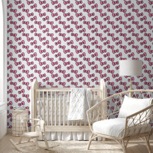 Pink Bow Delight Behang