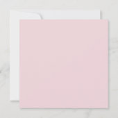 Pink Bow doop uitnodiging (Achterkant)