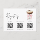 Pink Bow Espresso Martini Vrijgezellenfeest - Regi Informatiekaartje (Voorkant)