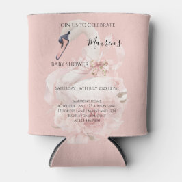 Pink Bow Girl Baby Shower Blikjeskoeler