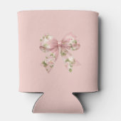 Pink Bow Girl Baby Shower Blikjeskoeler (Achterkant)