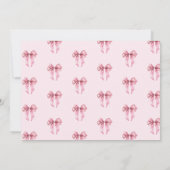 Pink Bow Girls wil gewoon een foto zijn Kaart (Achterkant)