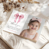 Pink Bow Girls wil gewoon een foto zijn Kaart