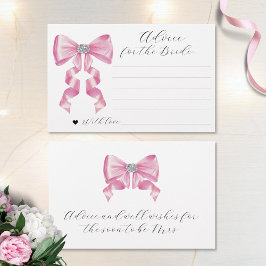 Pink Bow Glam Vrijgezellenfeest Advies Kaarten
