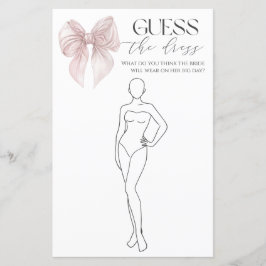 Pink Bow Guess De jurk bruids spel