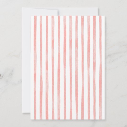 Pink Bow Hand Doodle Een Baby is brouwen baby show Kaart (Achterkant)