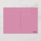 Pink Bow Happy Birthday Briefkaart (Achterkant)