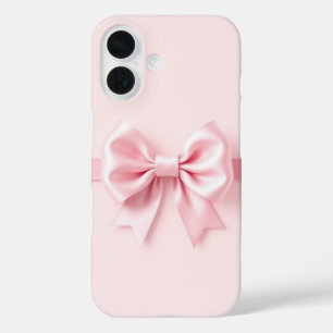 Pink Bow iPhone 16 Hoesje