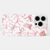 Pink Bow iPhone Case (Achterkant (horizontaal))