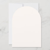 Pink bow ivory pearls girl First Communion Arch Kaart (Achterkant)