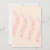 Pink Bow Leopard Pumpkin Girl 1e verjaardag Kaart (Achterkant)