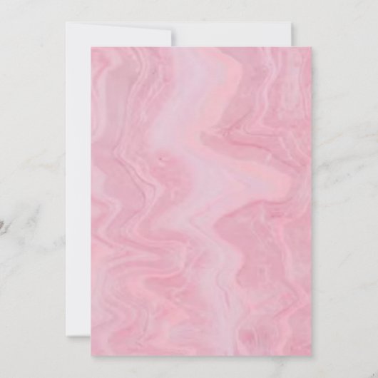 Pink Bow Love Shack Baby shower Uitnodiging – Eleg (Achterkant)