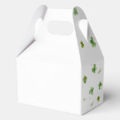 Pink Bow Lucky One 1st Birthday Favor Boxes Bedankdoosjes (Achterkant)