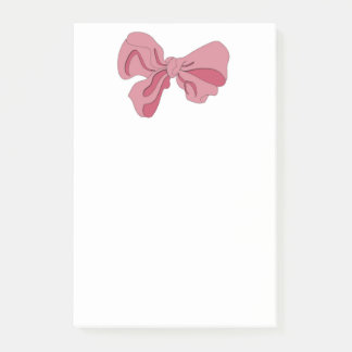 Pink Bow Notepad Post-it® Notes