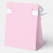 Pink Bow Pacifier Baseball Sport Girl Baby Shower Bedankdoosjes (Achterkant)