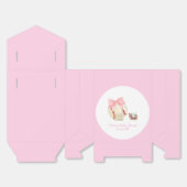 Pink Bow Pacifier Baseball Sport Girl Baby Shower Bedankdoosjes (Ongevouwen)