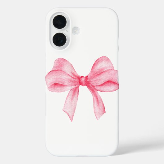 pink bow phone case (Achterkant)