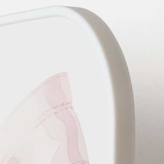 Pink Bow Pickleball Paddle - Monogram cadeau voor  (Links Detail)