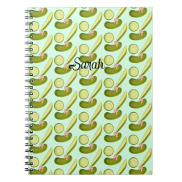 Pink Bow Pickles Notitieboek