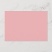 Pink bow Pumpkin diaper raffle Card Baby Shower Informatiekaartje (Achterkant)