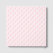 Pink Bow Ribbon Lijst doop Gastenboek (Achterkant)