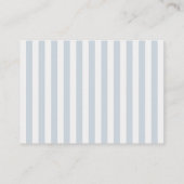 PInk Bow & Stripes Boeken voor de Kaart van de bab Visitekaartje (Achterkant)