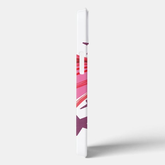 Pink Bow "Sweet Dreams" Glitter Typografie Case-Mate iPhone Case (Achterkant / Rechts)