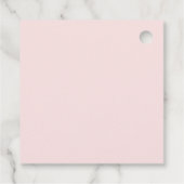 Pink Bow Sweet Sixteen Birthday Bedankjes Labels (Achterkant)