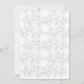 pink bow Sweet Sixteen Birthday Kaart (Achterkant)