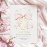 Pink Bow Sweet Sixteen Verjaardag Folie Uitnodigin Folie Uitnodiging<br><div class="desc">Pink Bow Sweet Sixteen Verjaardag Uitnodiging voor een moderne strik esthetische 16e verjaardag viering</div>