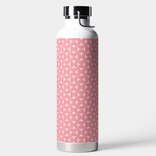 Pink Bow Tie Pattern Water Bottle Waterfles (Links)