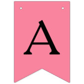 Pink Bow Verjaardagsstreamers Vlaggetjes (Derde vlag)