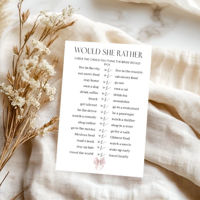 Pink Bow Vrijgezellenfeest zou ze liever spel (Creator heeft geüpload)