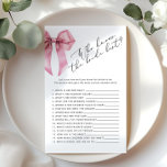 Pink Bow Wie kent de bruid beste bruids spel<br><div class="desc">Pink Bow Wie kent de bruid beste bruids spel Matching games beschikbaar.</div>